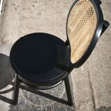 Vintage caned bistro chair