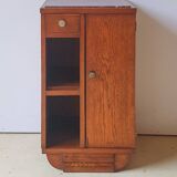 Art deco bedside table with marble