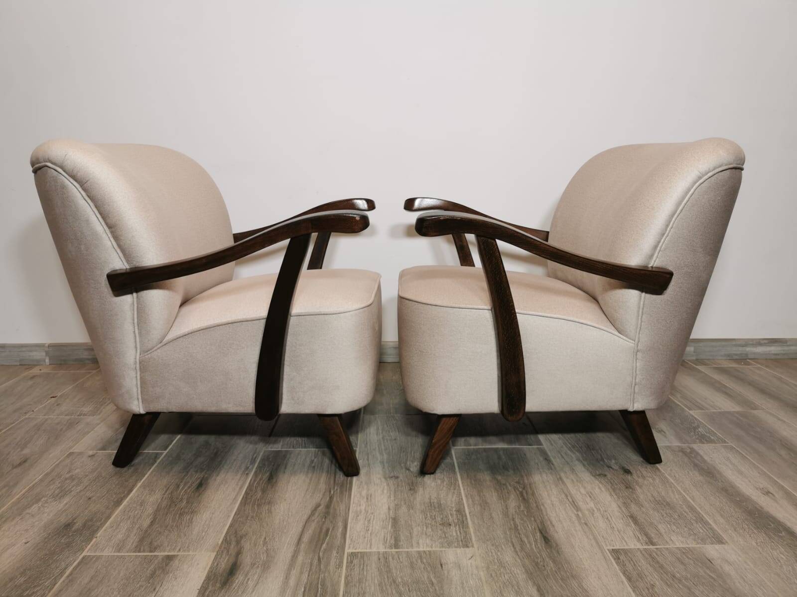 Mid-Century Armchairs, Set of 2