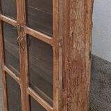 Armoire vitrée ancienne en bois