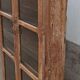 Antique wooden glass cabinet