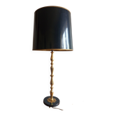 Vintage brass and marble lamp