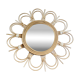 Vintage rattan mirror