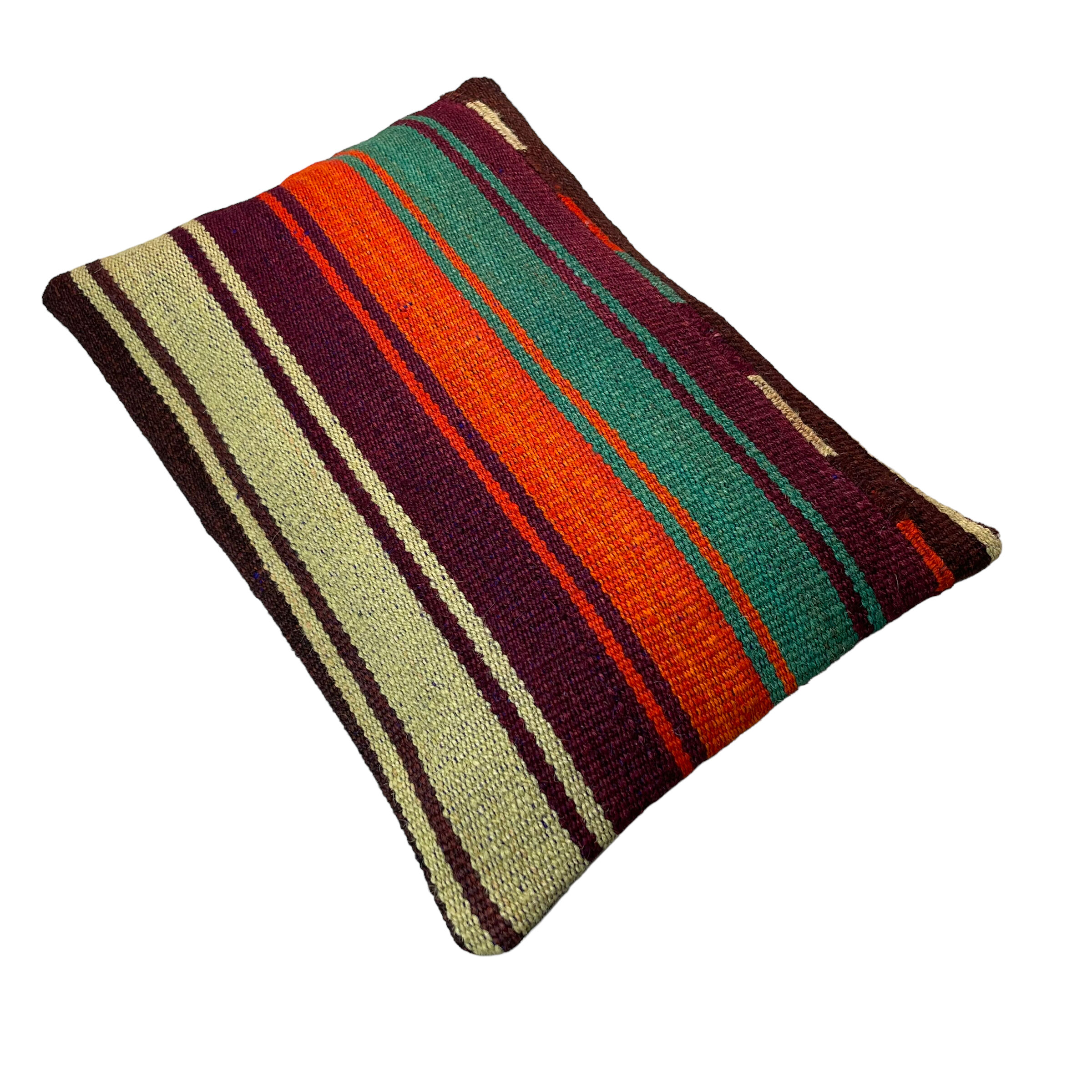 Vintage turkish kilim cushion cover, 30 x 50 cm