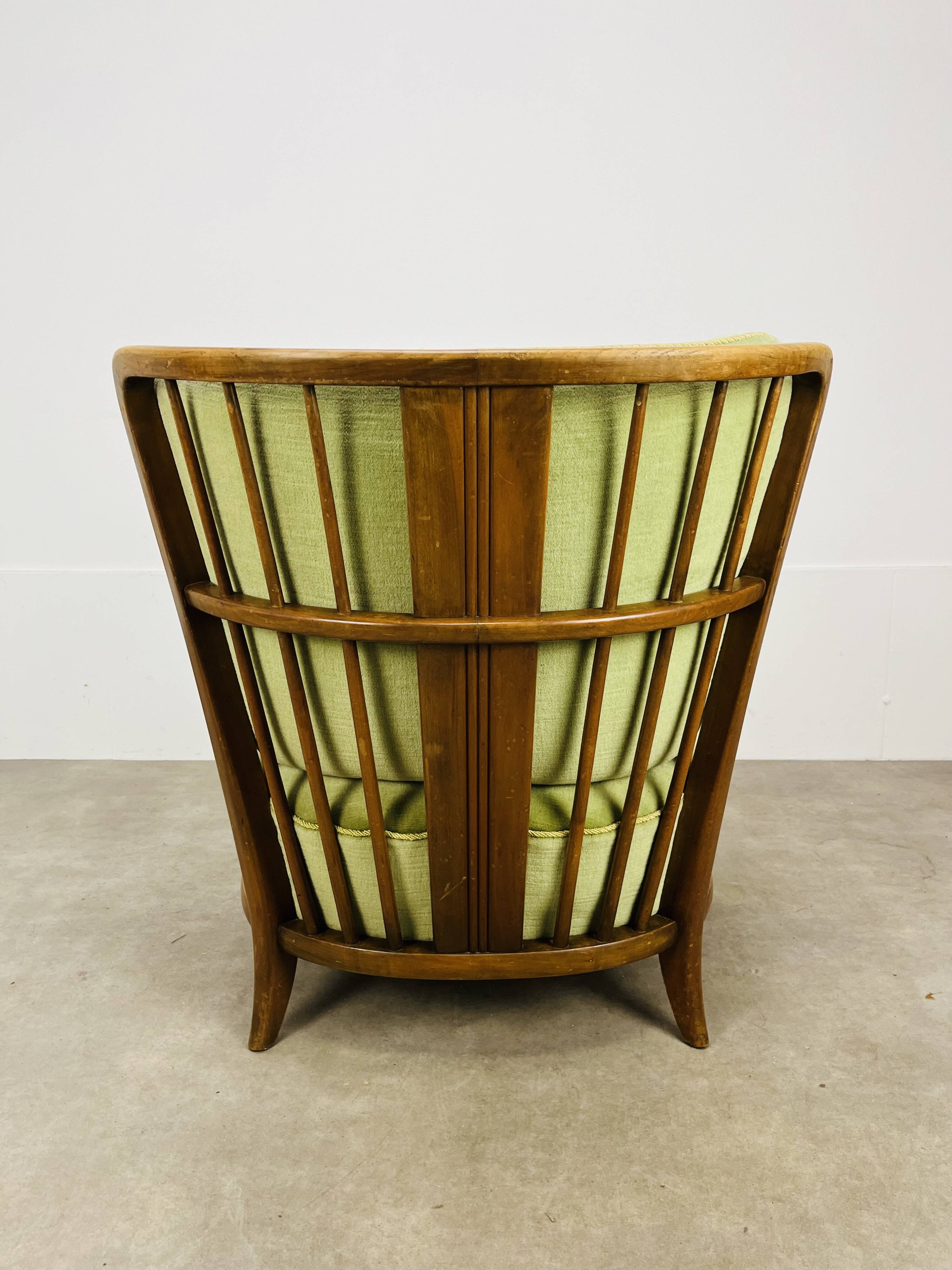 Fritz Hansen armchair 1594 1940s Scandinavian