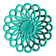 Green woven ceramic bowl Vallauris