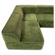 Swiss Vintage Modular Trio Sofa in Green Fabric by Team Form AG for Cor.