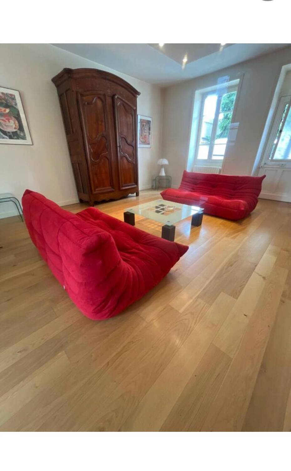 2 Togo 3-seater sofas Ligne Roset