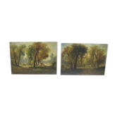 Two ancient paintings "hunting scenes"