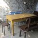 Vintage oak farm table
