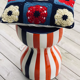 Coussin crochet vintage