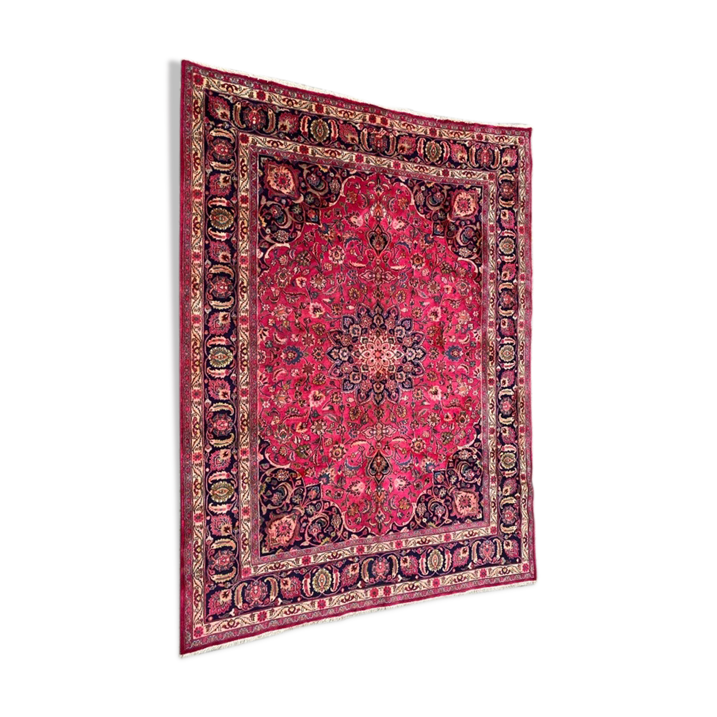 Tapis vintage persan mashhad 250x340 cm