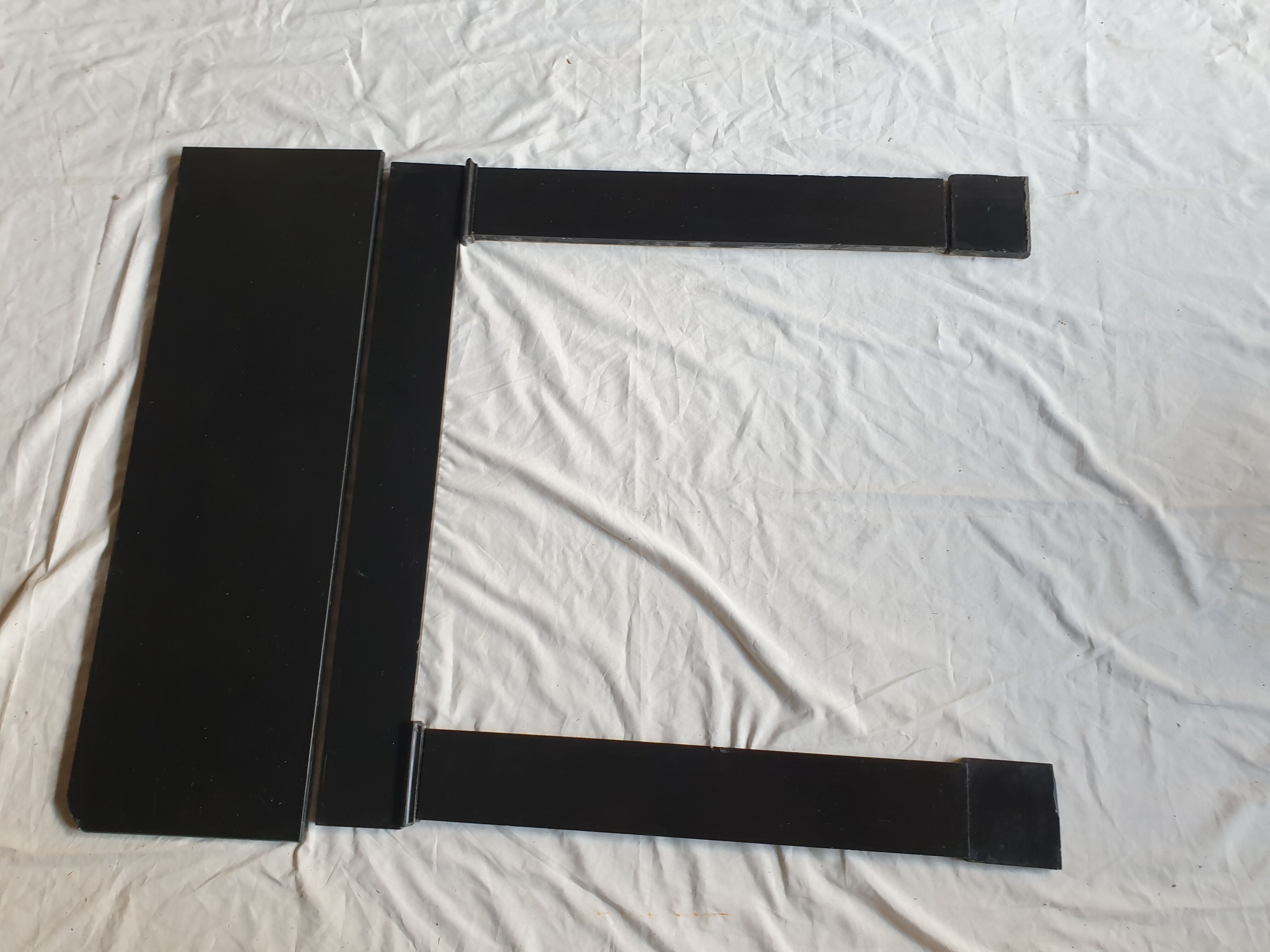 Black marble fireplace 1850