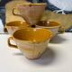Ensemble de 4 tasses en grès vintage