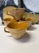 Set of 4 vintage stoneware mugs