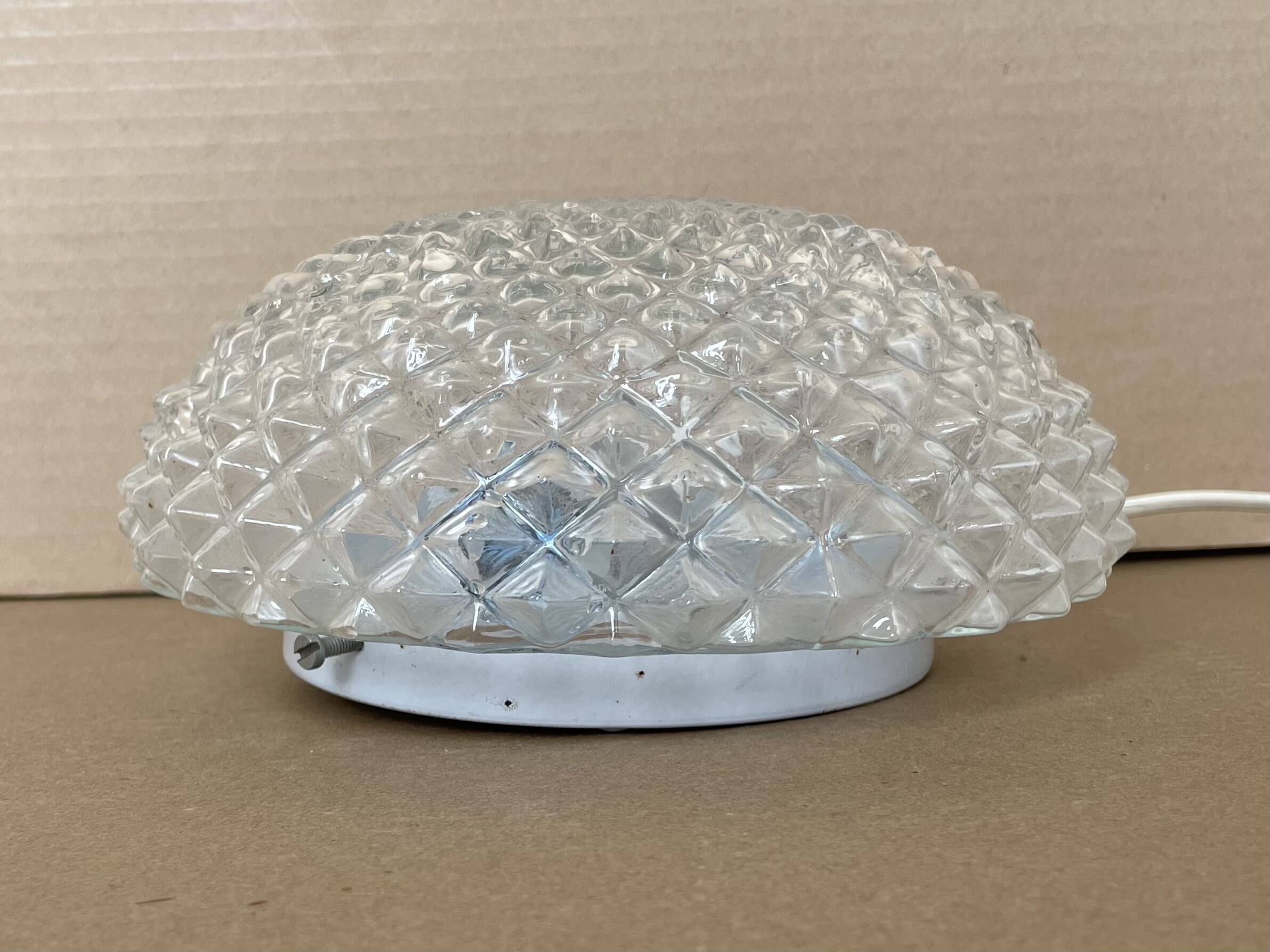 Vintage glass ceiling or wall light