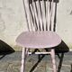 Chaise Baumann rose pâle
