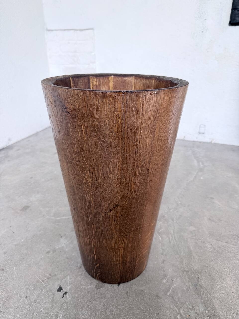 Sculpted wooden umbrella stand 1950