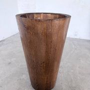 Porte parapluie bois sculpté 1950