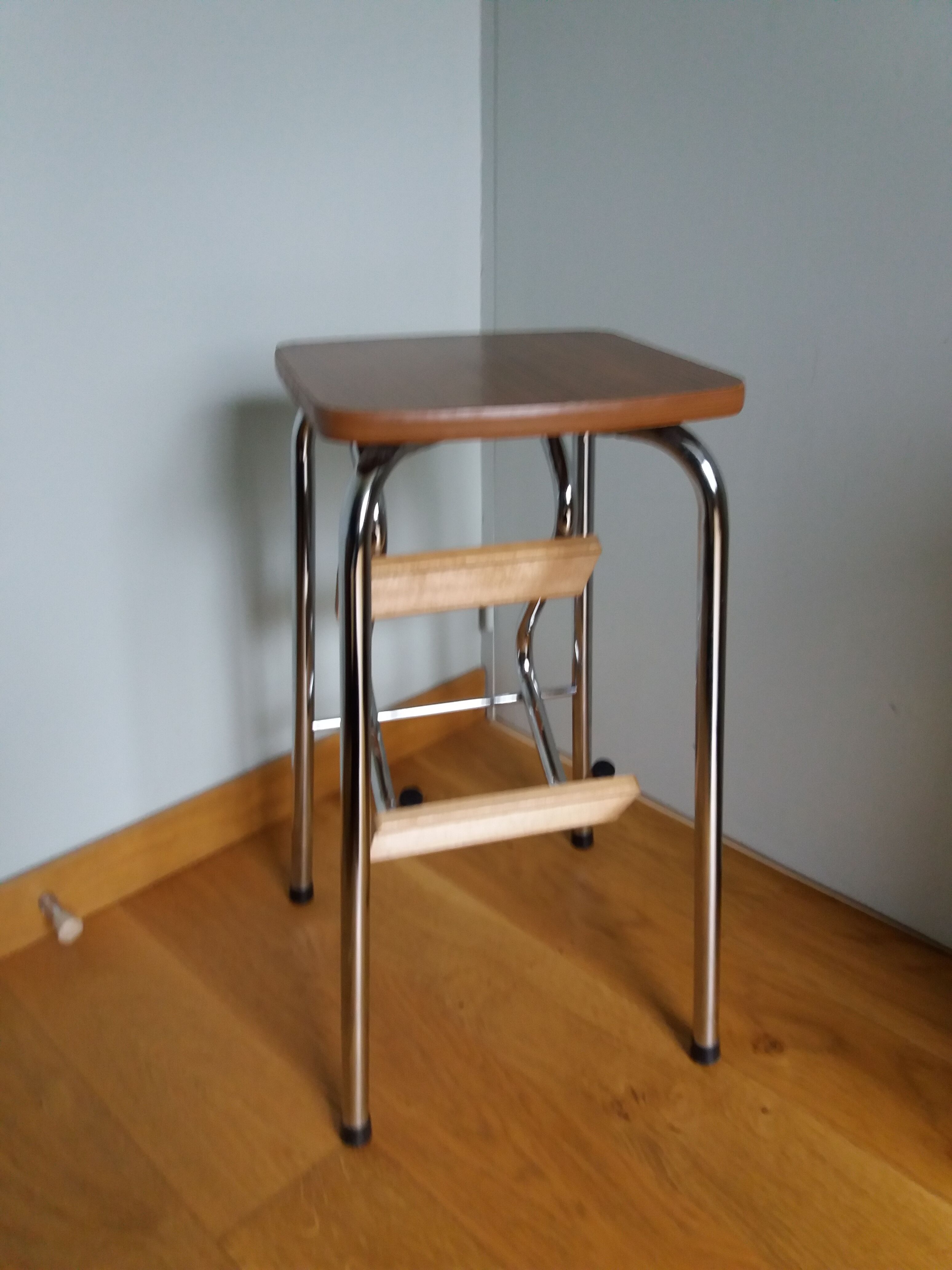 Walking step ladder stool