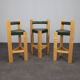 Unique Postmodern Barstools (Set of Three), 1990s