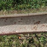 Old large iron planter