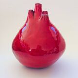 Belgian pottery spout vase by Hugria, 1960s