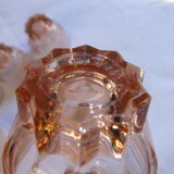 Art Deco liquor service in glass