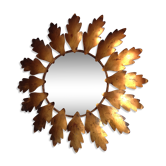 Miroir soleil vintage, année 70 - 50cm