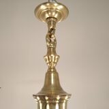 Art Deco bronze chandelier circa 1930