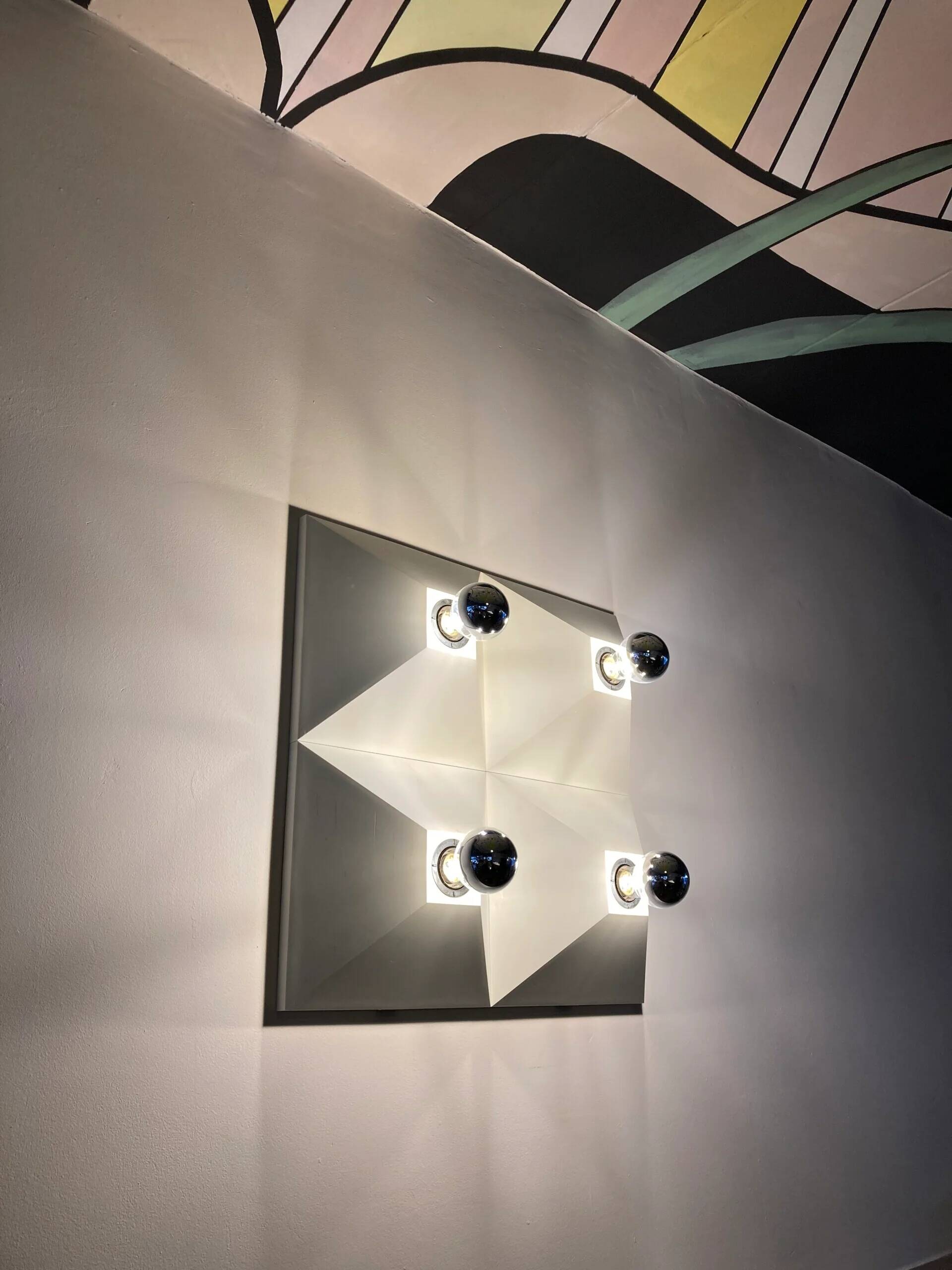 Pyramid wall/ceiling lamps Raak Amsterdam