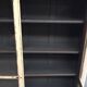 Old mahogany patinated bookcase