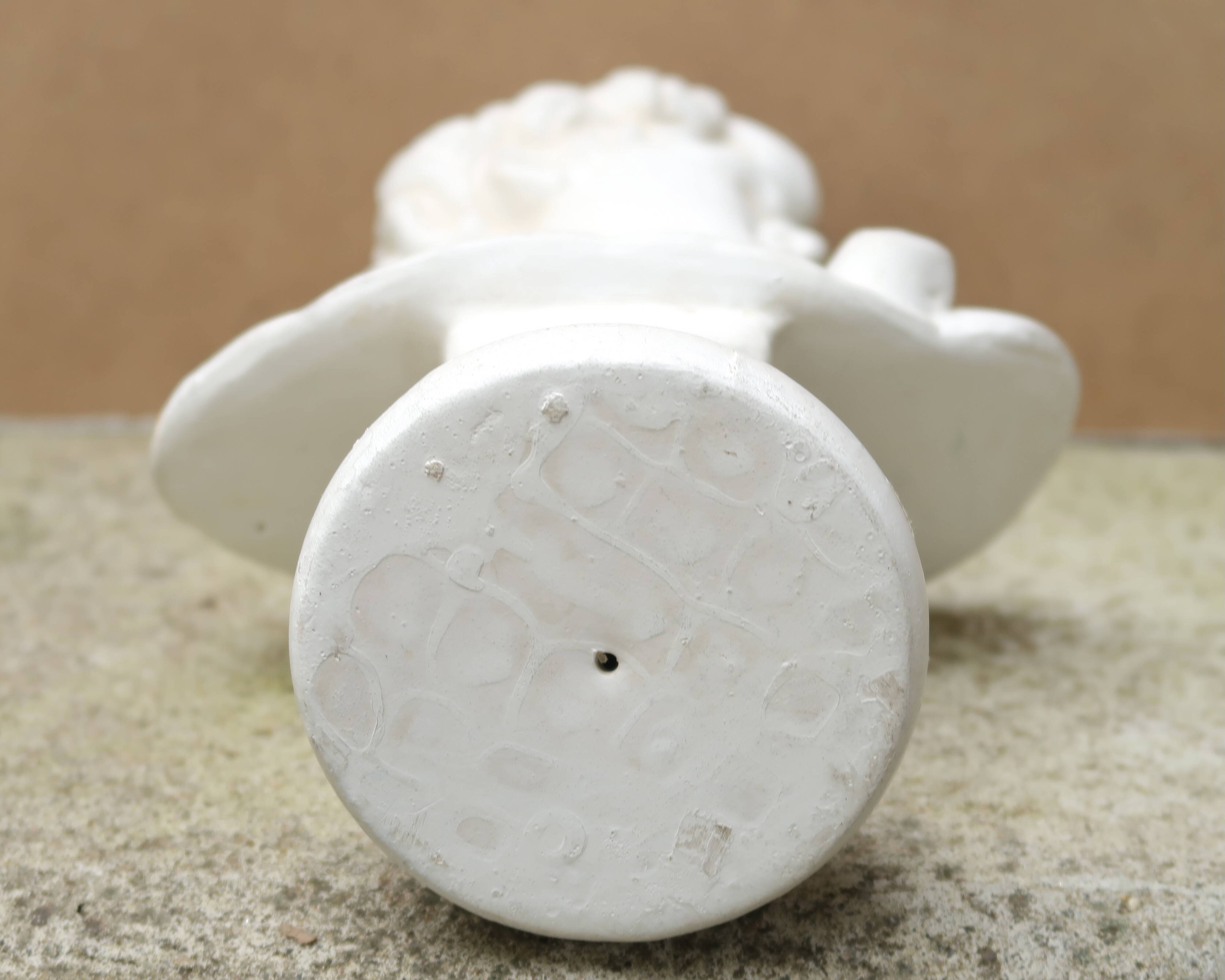 Plaster bust of a man: David, 1980s