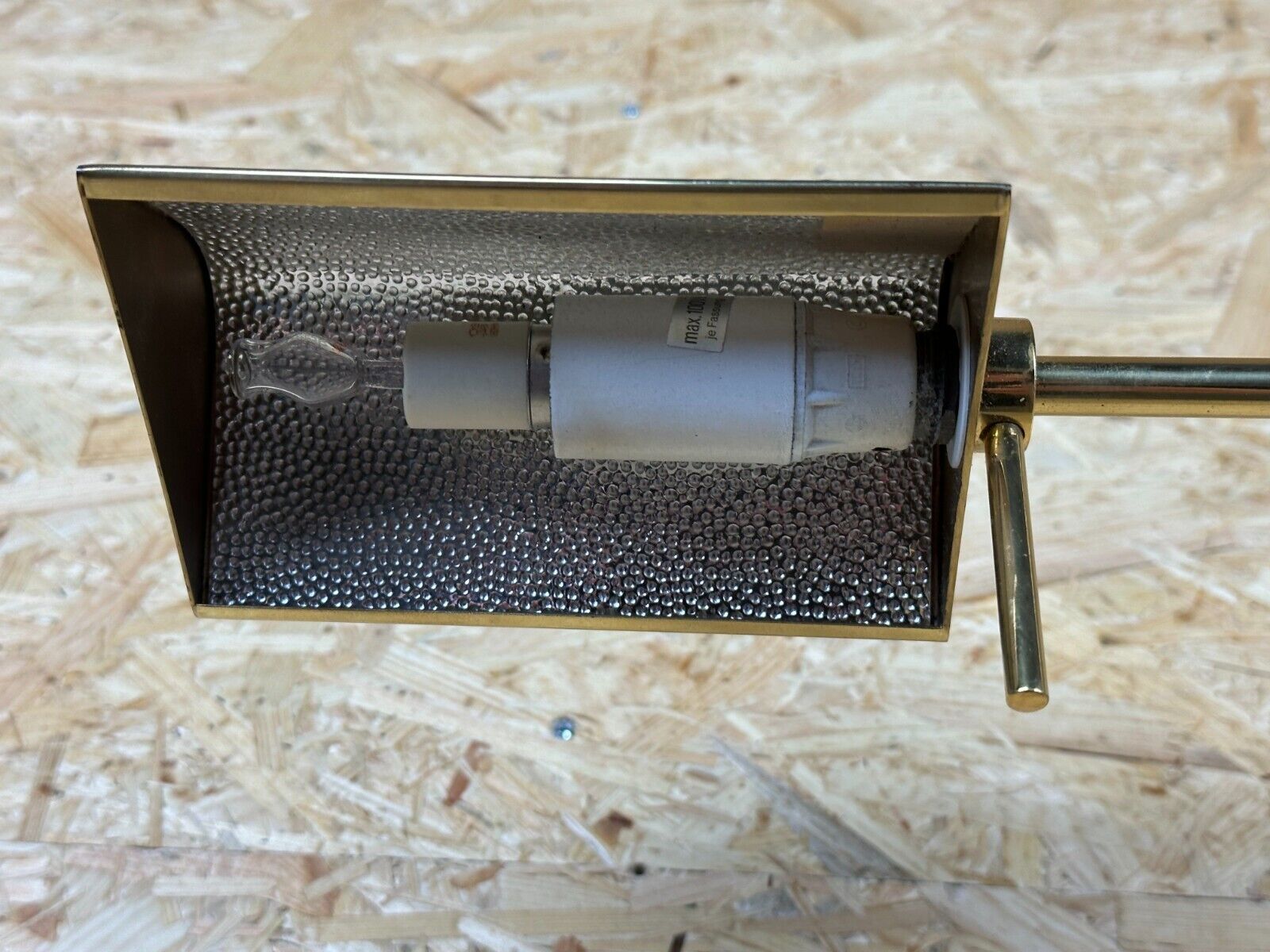 60s 70s wall lamp articulated lamp brass Relco Made in Italy Design