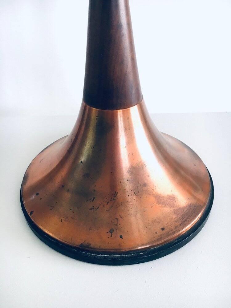 Mid-Century Modern Scandinavian Atomic Low Floor Lamp, Denmark, 1950s