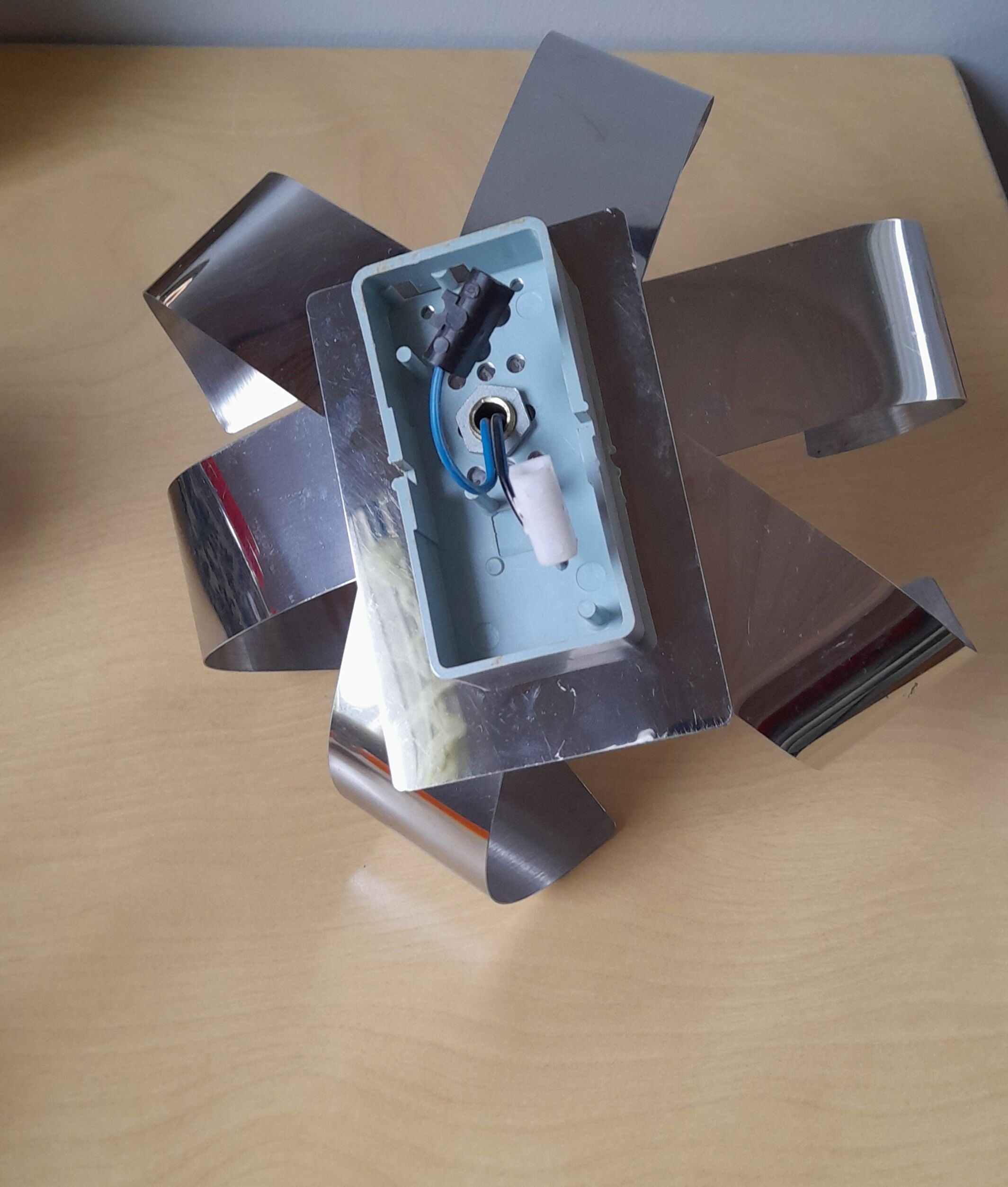 Wall lamp space age flower 70s