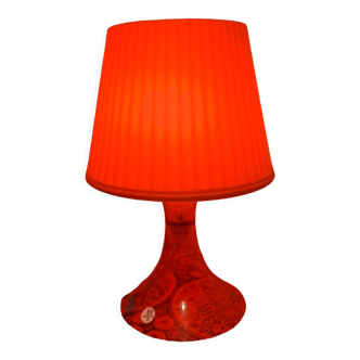 Lampe chevet rouge Ikea suède 90 modèle lampan style 70 années POP