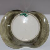 H. Bequet Quaregnon ceramic plate, Belgium 1950s.