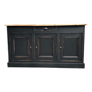 buffet 3 portes patiné