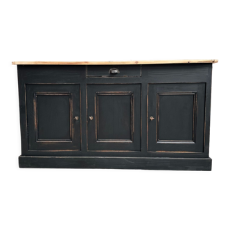 Patinated 3-door sideboard