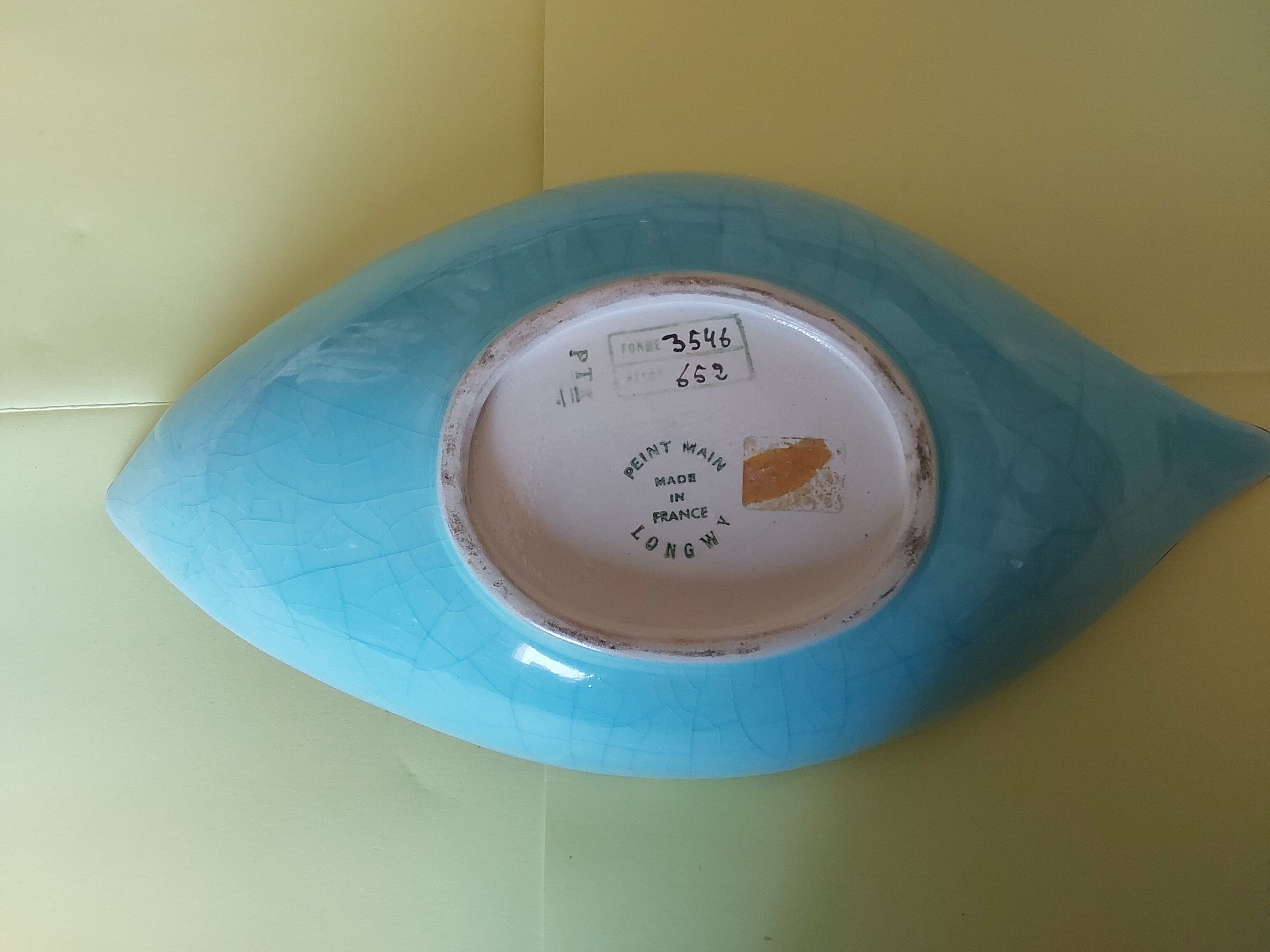 Longwy enamel fruit cup