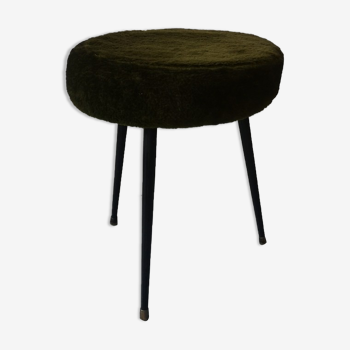 Scandinavian stool moumoute khaki, 1960