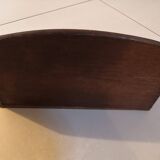 Range courrier porte documents vintage bois 1950