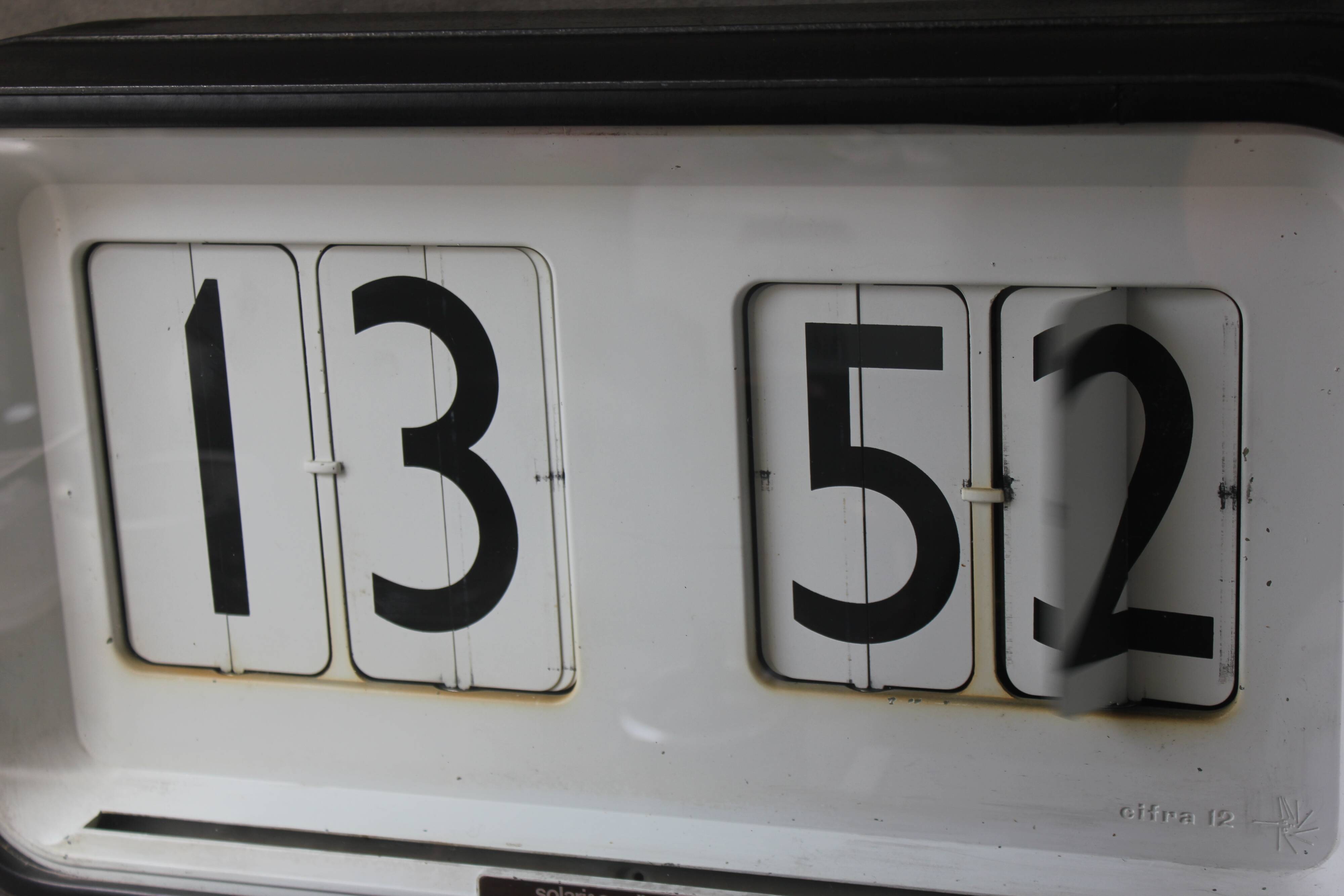 Vintage Clock Solari Udine, 1960