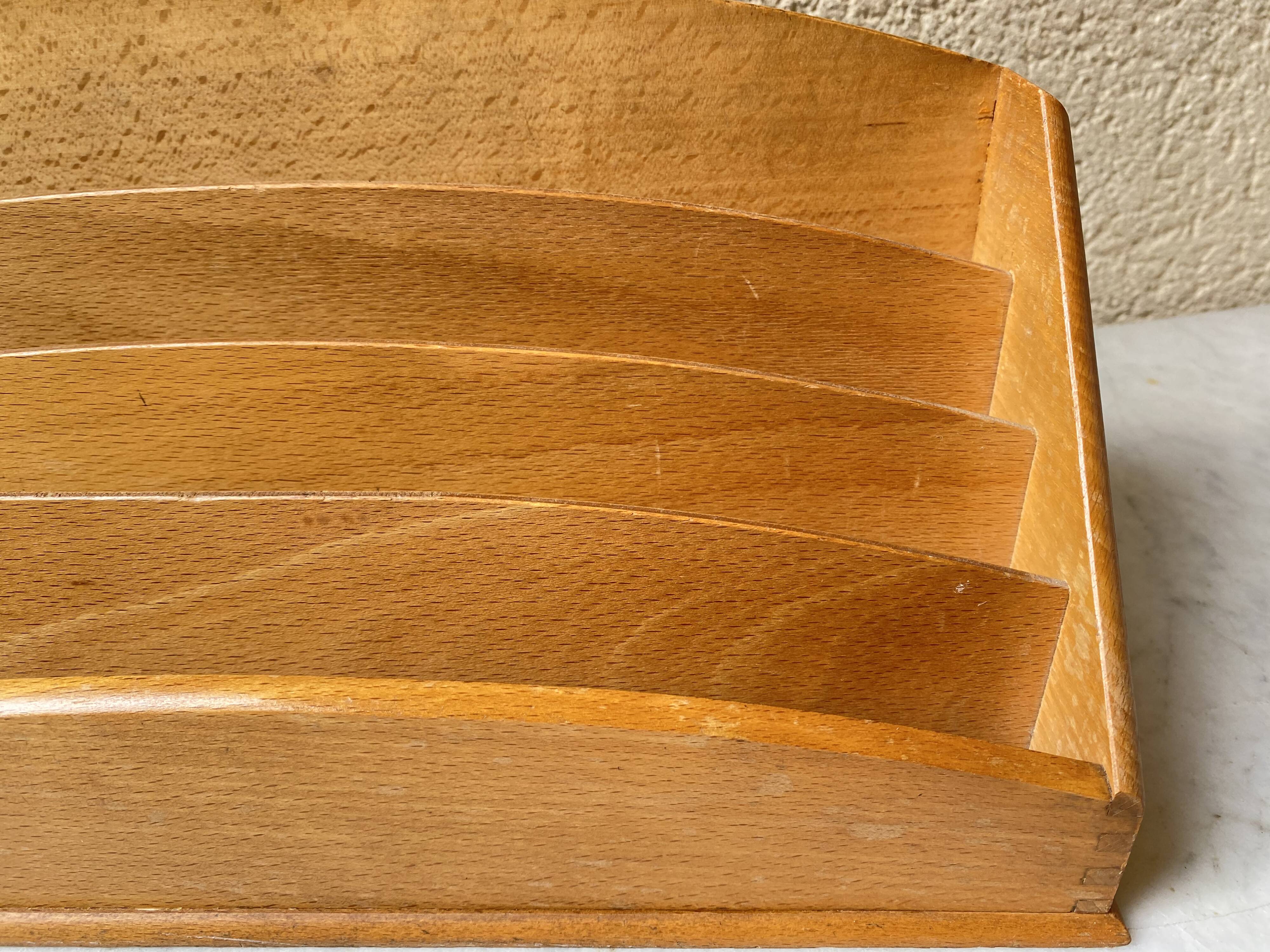 Range office mail massive blond blond vintage 60s workshop