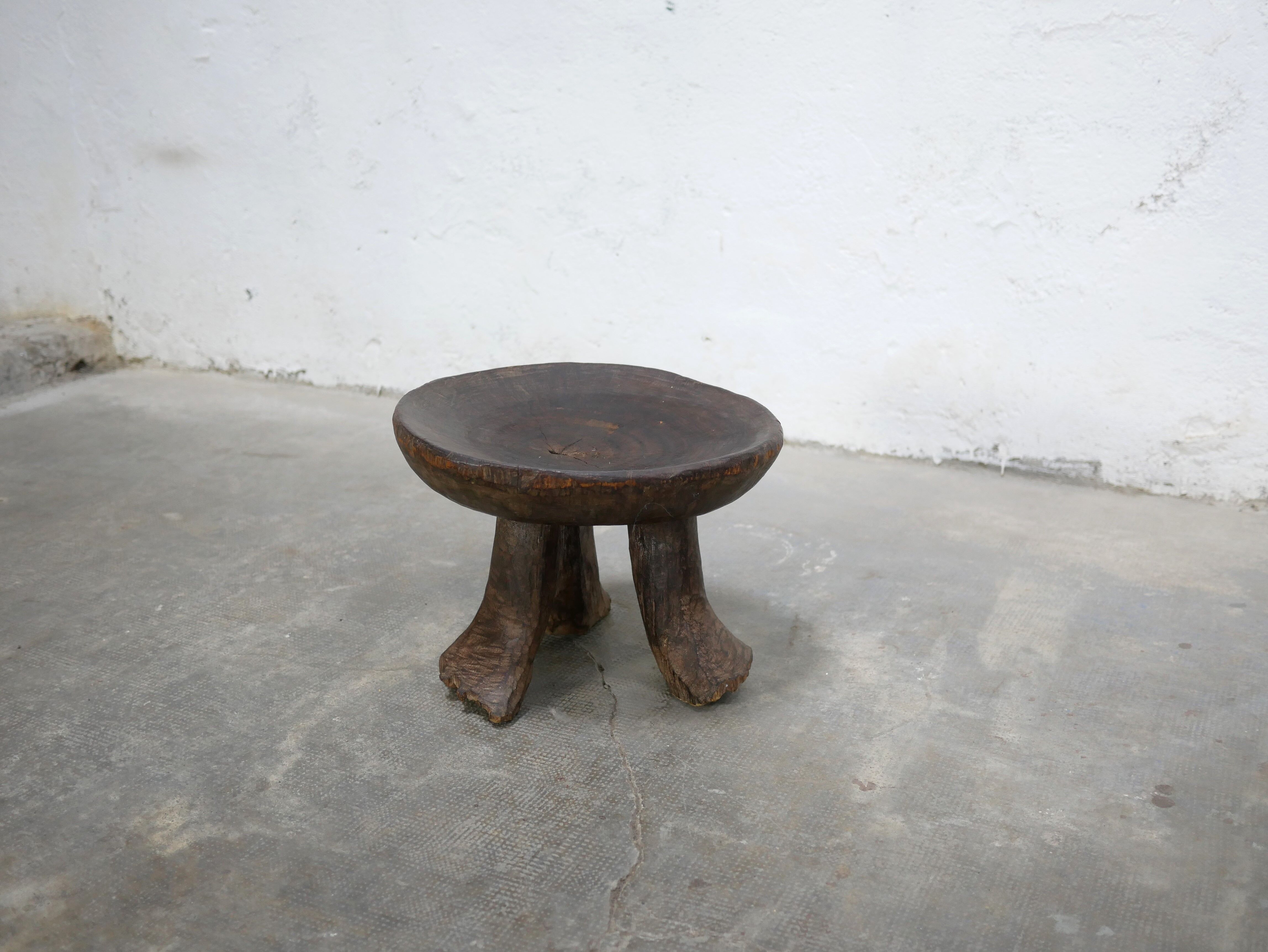 Antique African wooden stool