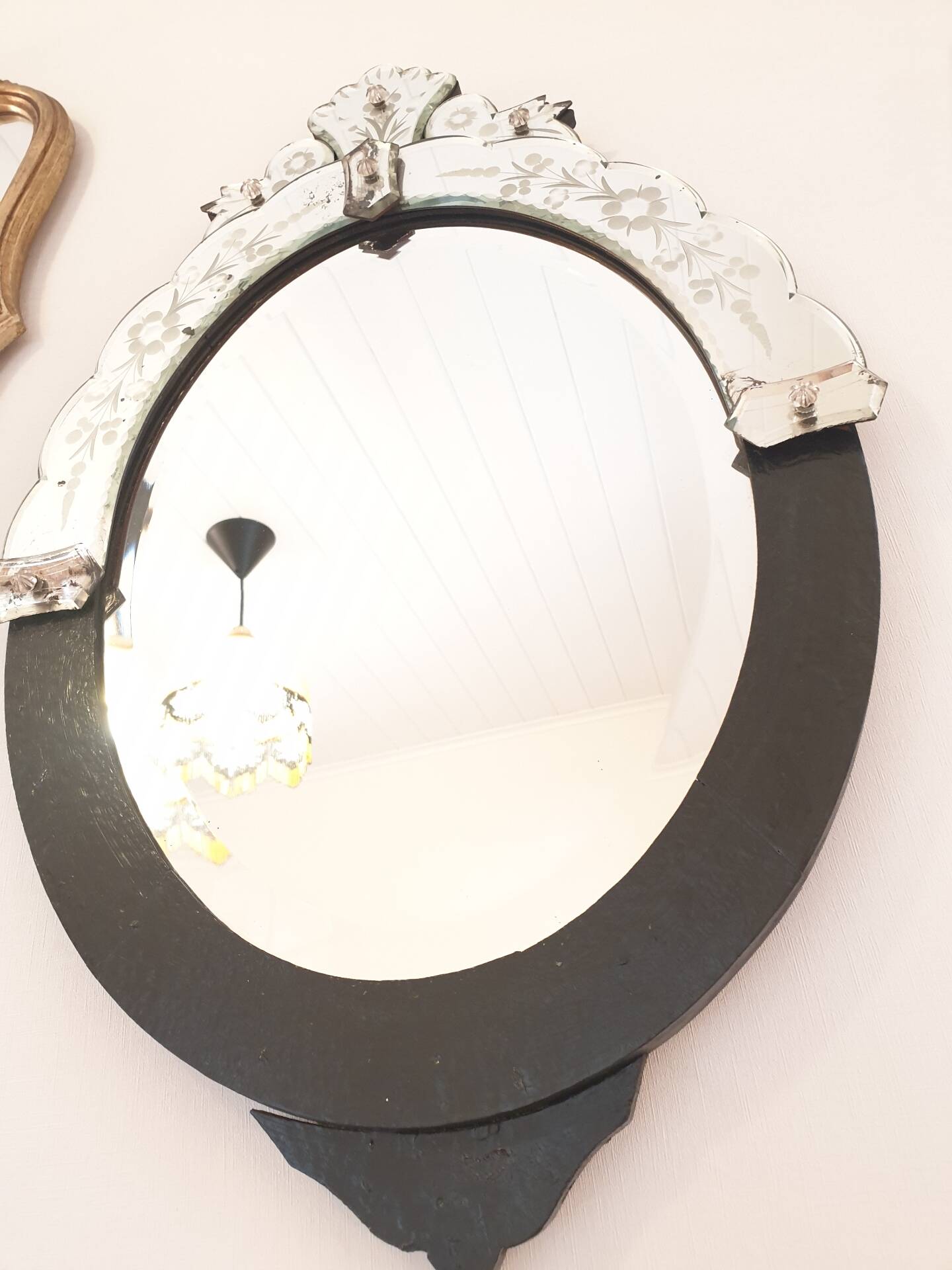 Venetian Black Mirror