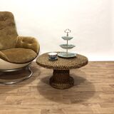 1960s rope coffee table
