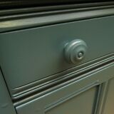Vintage blue painted Ercol sideboard
