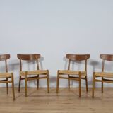 Mid Century Dining Chairs CH23  by Hans J. Wegner for Carl Hansen & Søn, Set of 4